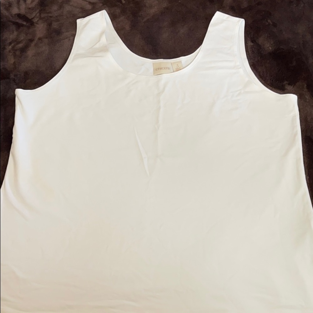 White Chico's tank top